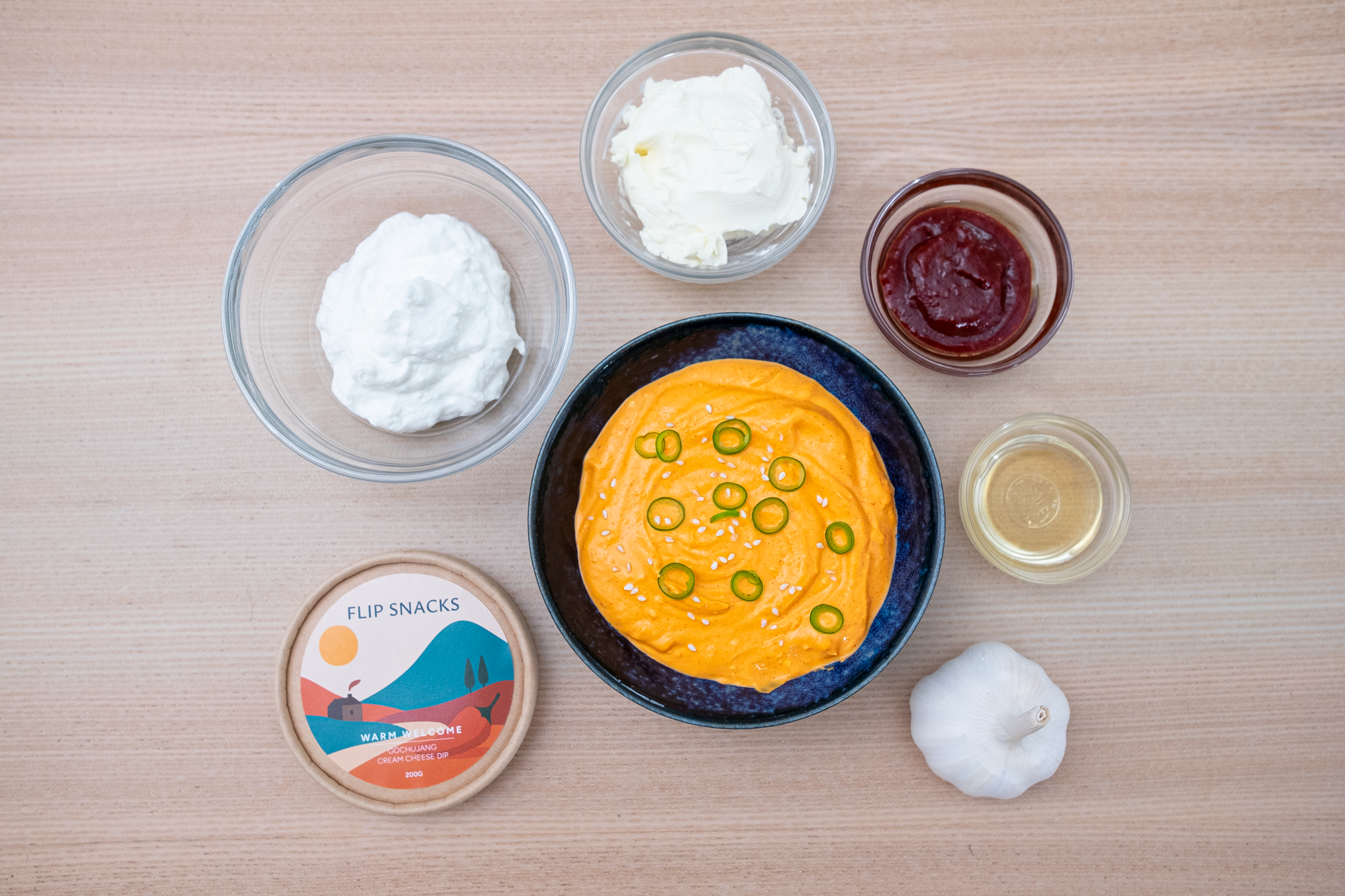 Gochujang Cream Cheese Dip