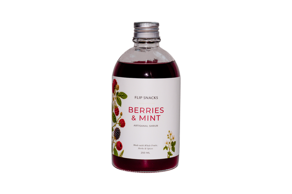 Berries & Mint Artisanal Shrub – Flip Snacks