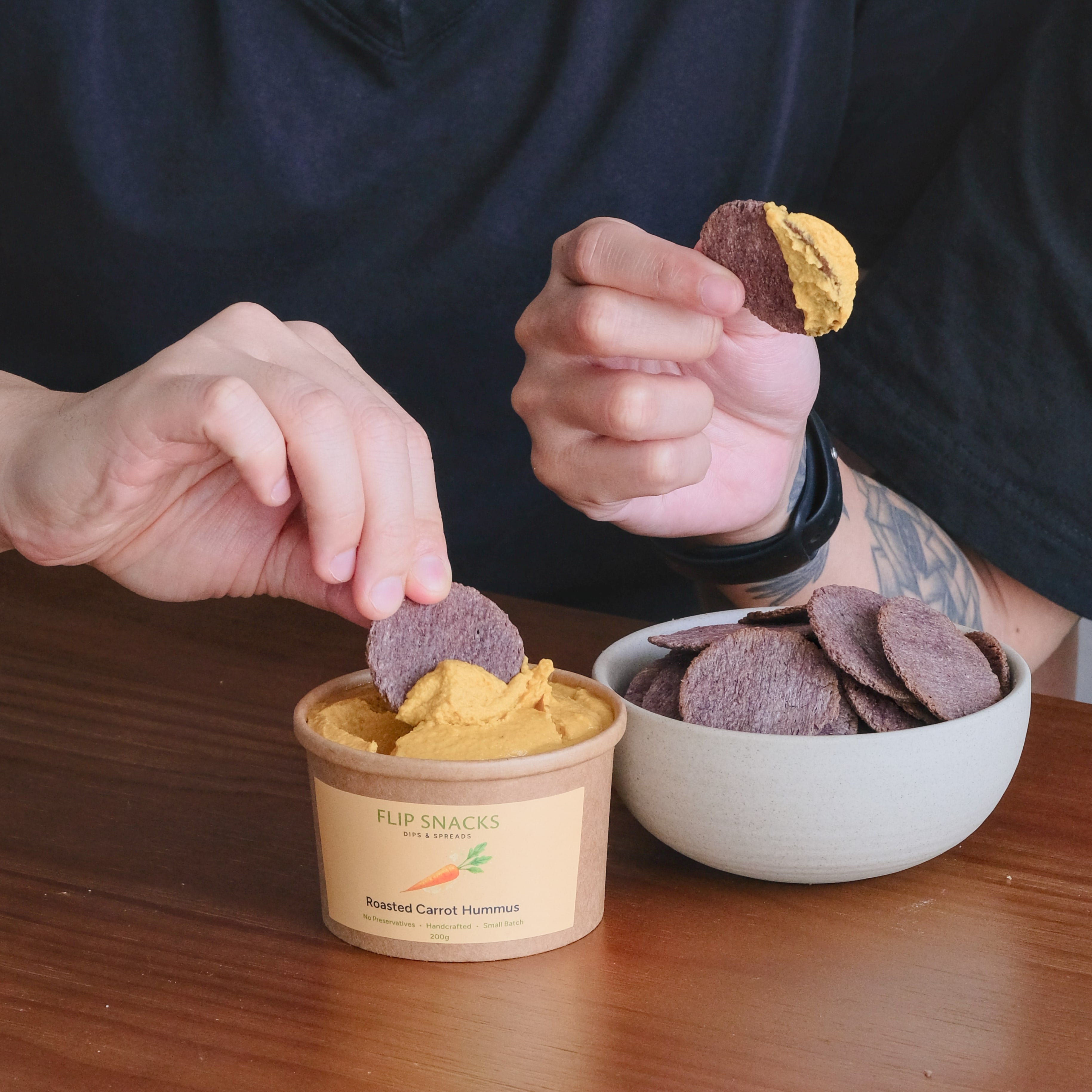 Roasted Carrot Hummus