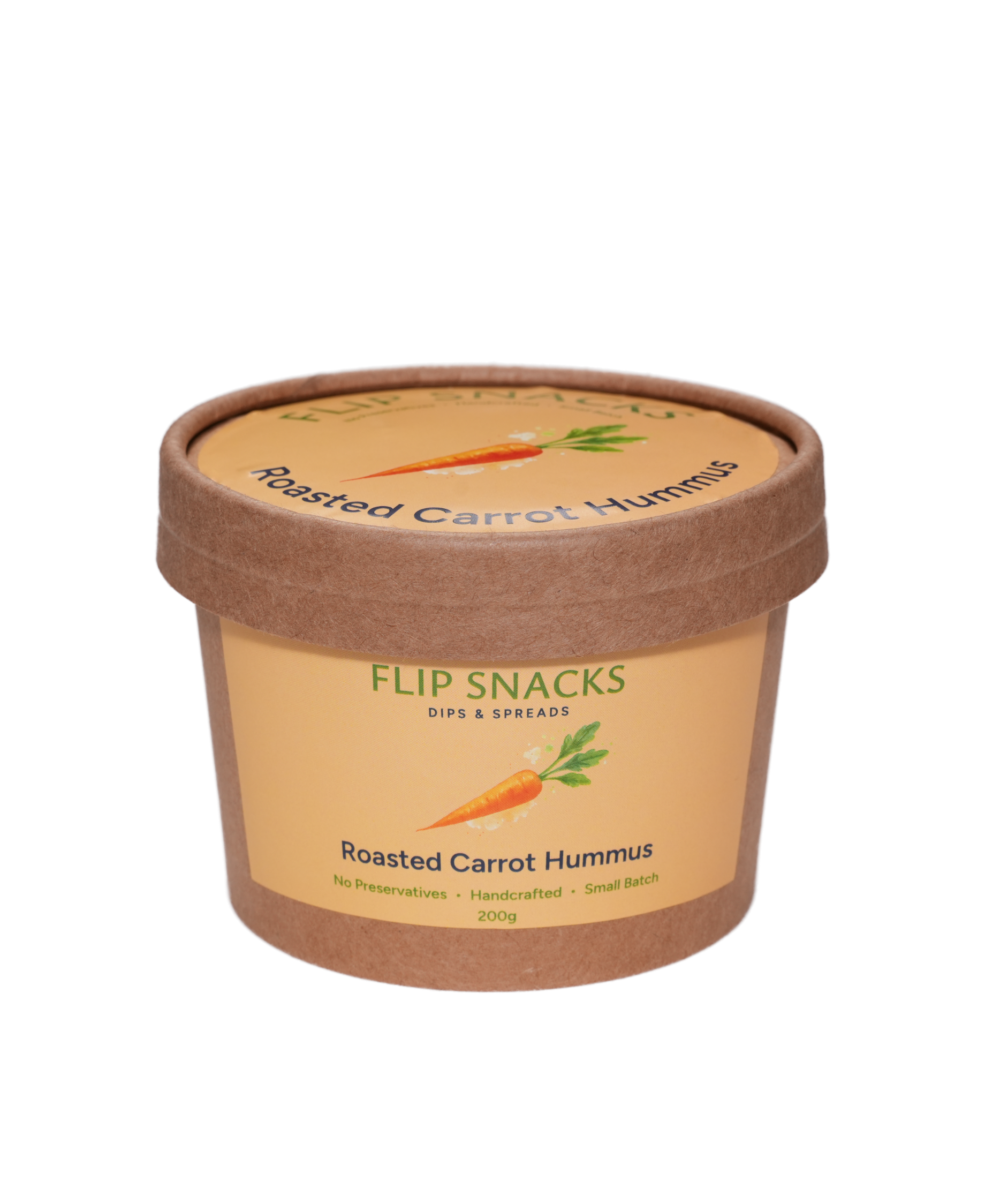 Roasted Carrot Hummus – Flip Snacks