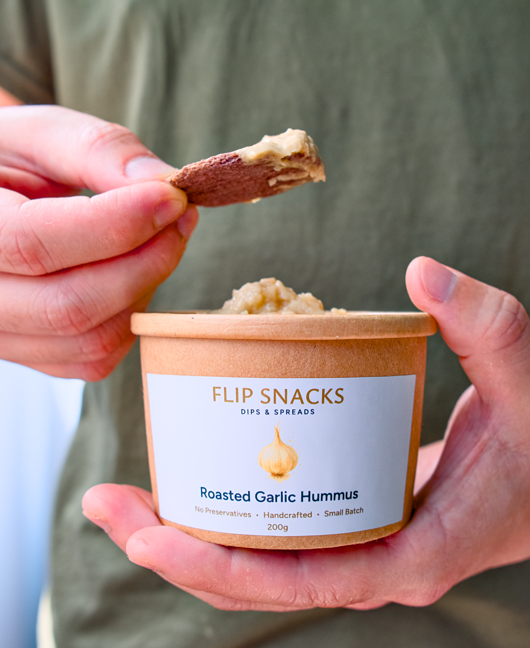 Roasted Garlic Hummus