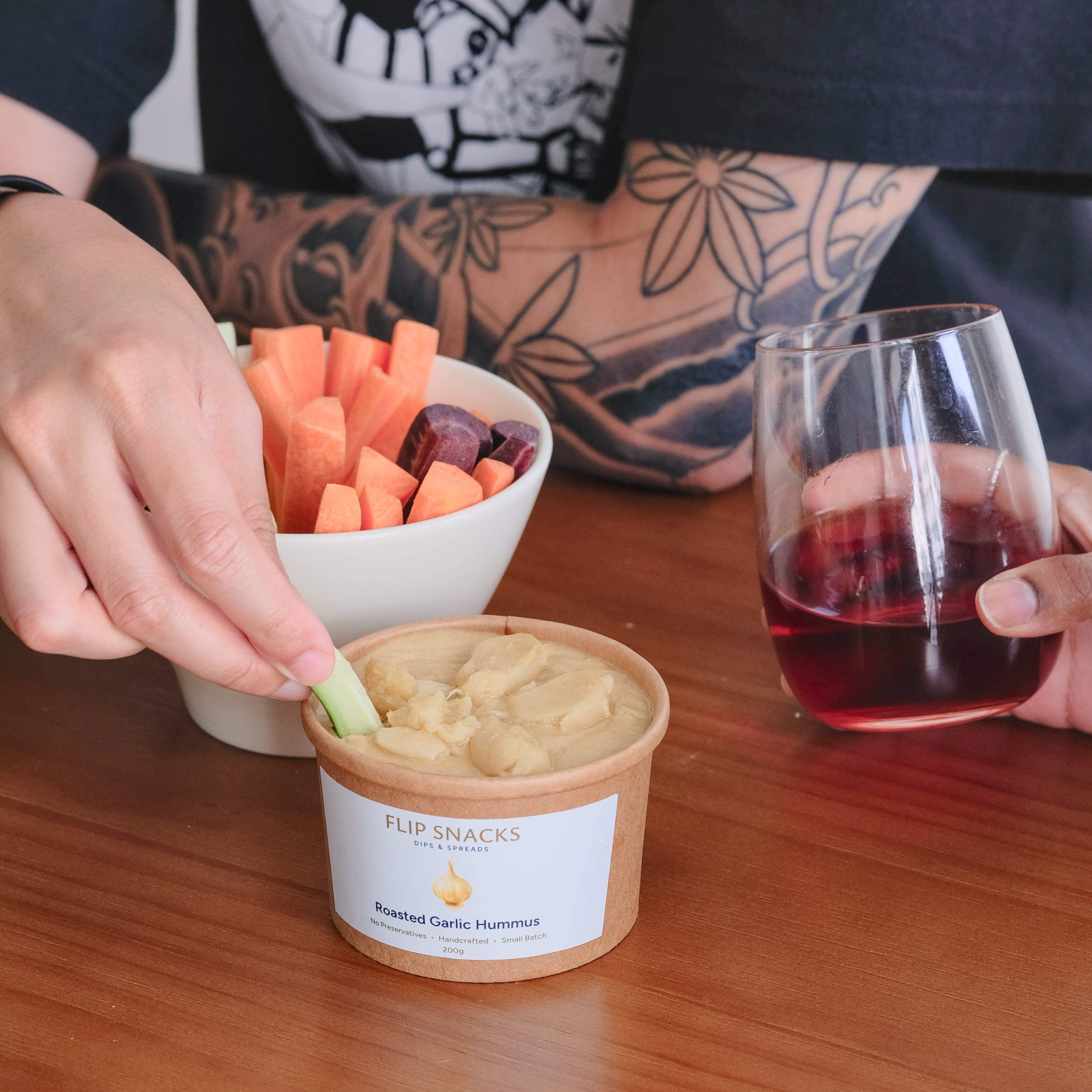 Roasted Garlic Hummus